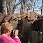 Barbara Doyle taking photos of kids