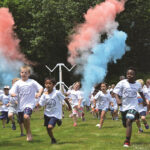 color fun run at summer camp