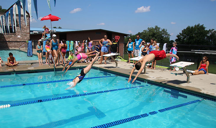 Diving into Pool