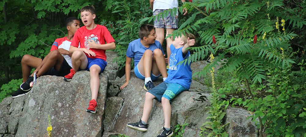 Renbrook Summer Hawks Playing on Rocks