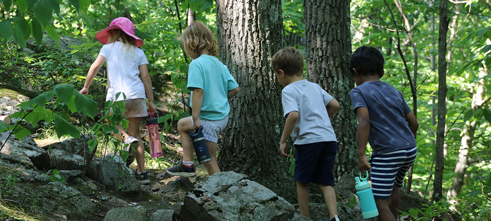 Renbrook Campers on a Hike