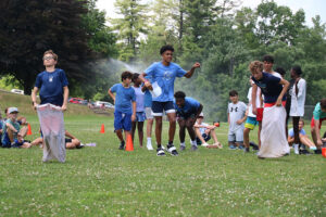 Campers at Renbrook Summer Camp Olympics