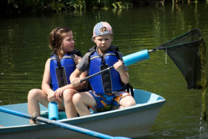 Campers on Renbrook Summer Pond