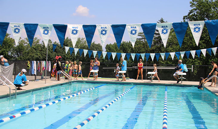 Swimming pool at Renbrook Summer Camp