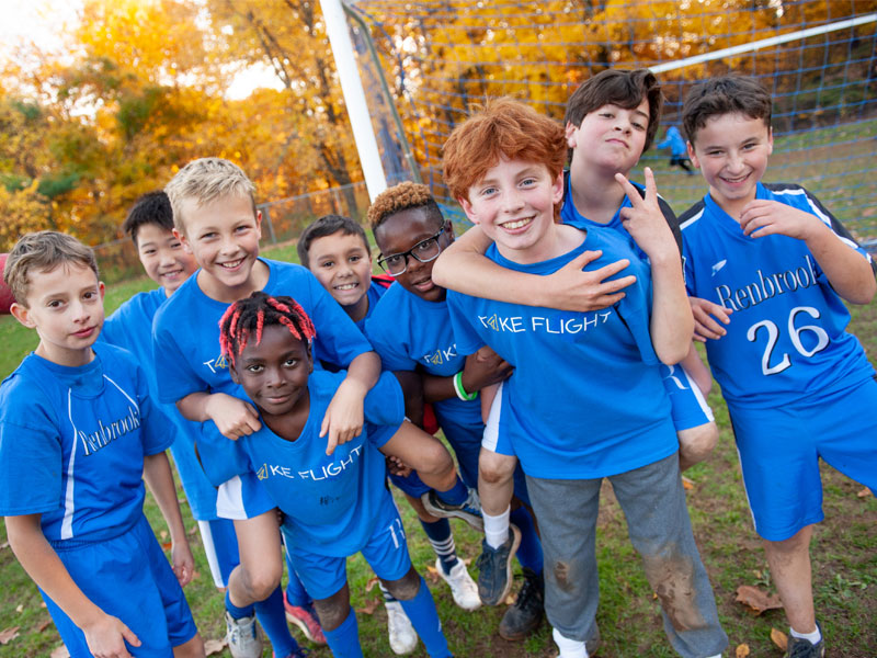 Fall Fest boys group at Renbrook