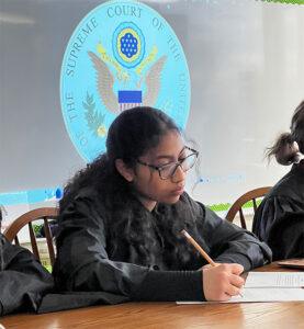 Upper School students engage in mock Supreme Court
