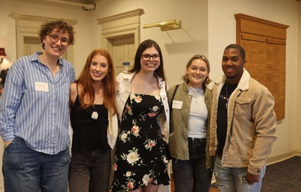 5 Renbrook Alums posing for photo