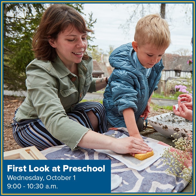 teacher helping child make paper pulp