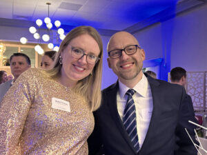 People attending Celebrate Renbrook Gala posing for pictures